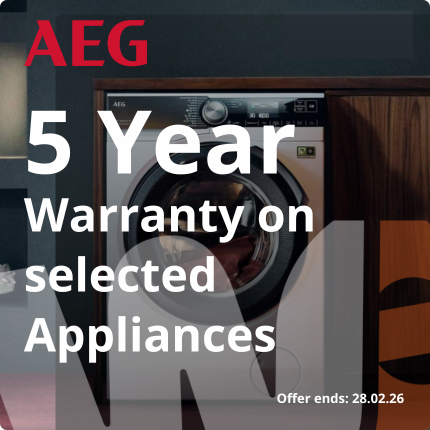 AEG 5 year warranty